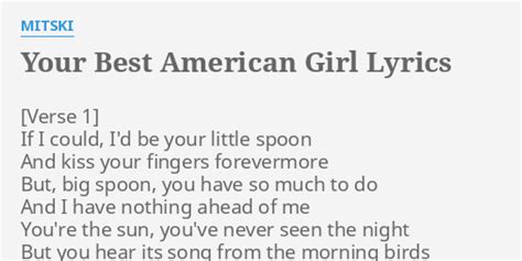 your best american girl lyrics|your best american girl lyrics meaning.